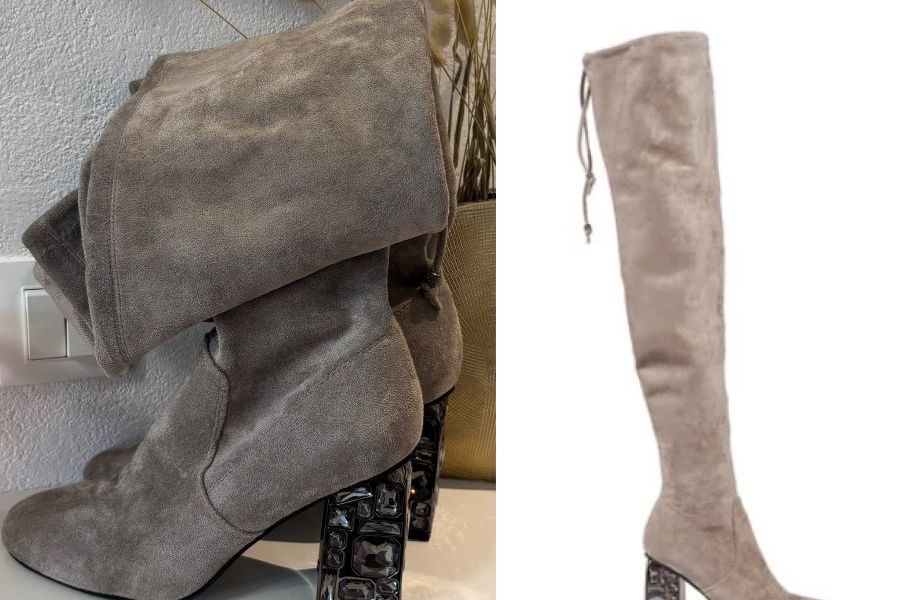 Oveknee-Stiefel EU38 - Bild 1