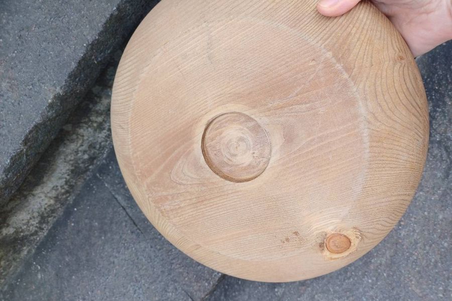 Sehr schönes handbemaltes Holzteller - Bild 2