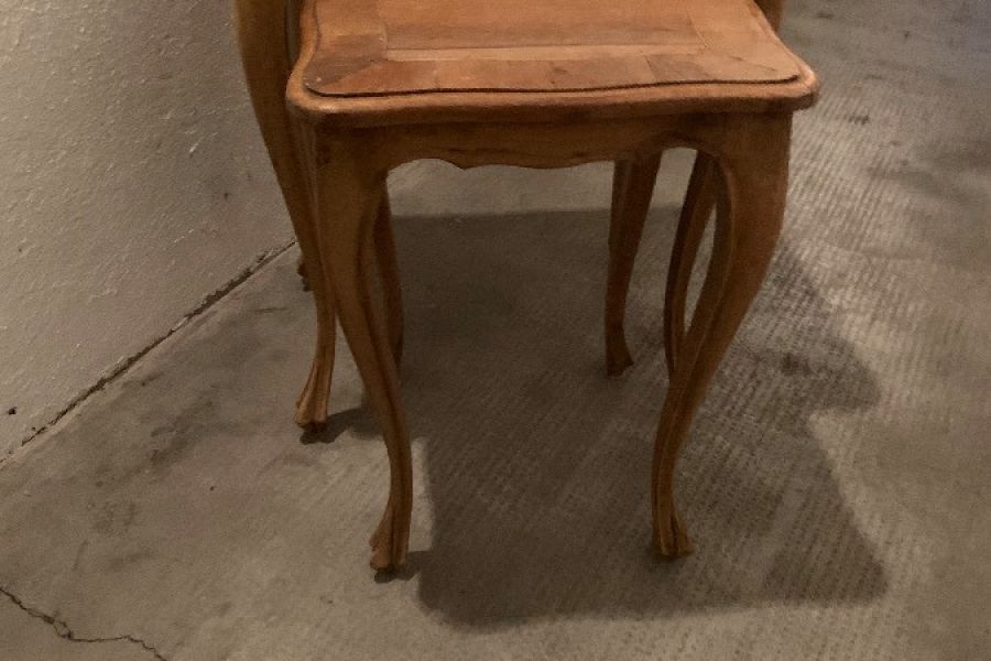 Biedermeier kleine Beistelltischchen - Bild 1