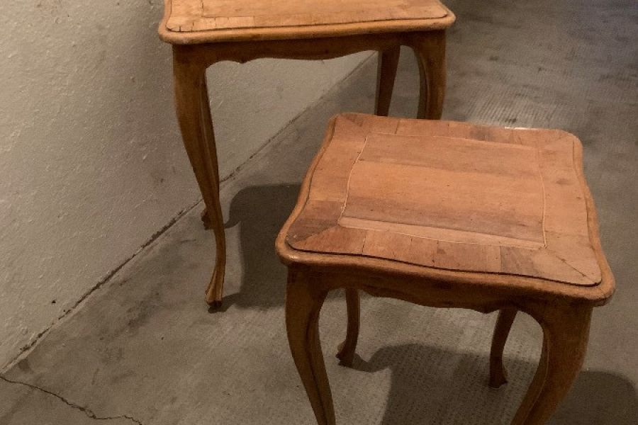 Biedermeier kleine Beistelltischchen - Bild 3