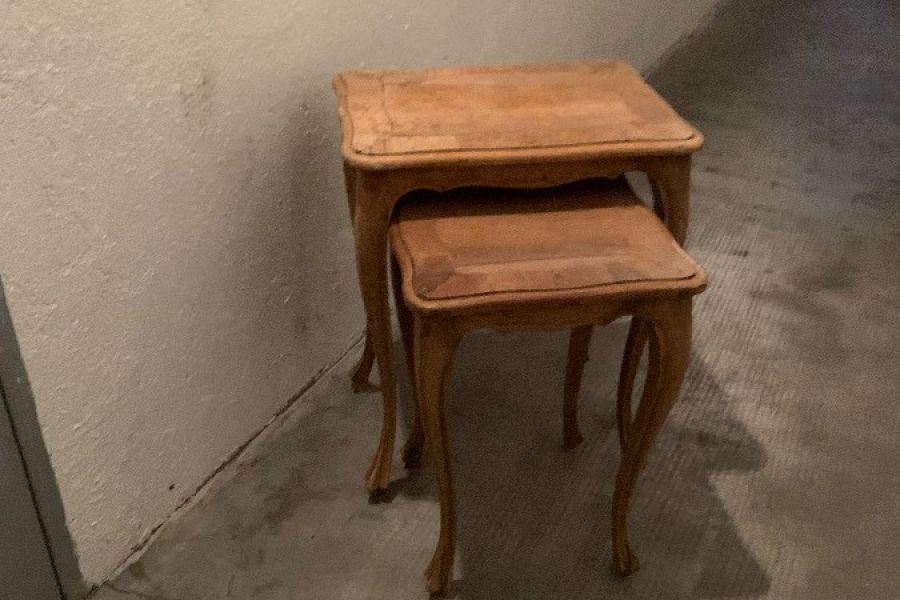 Biedermeier kleine Beistelltischchen - Bild 4