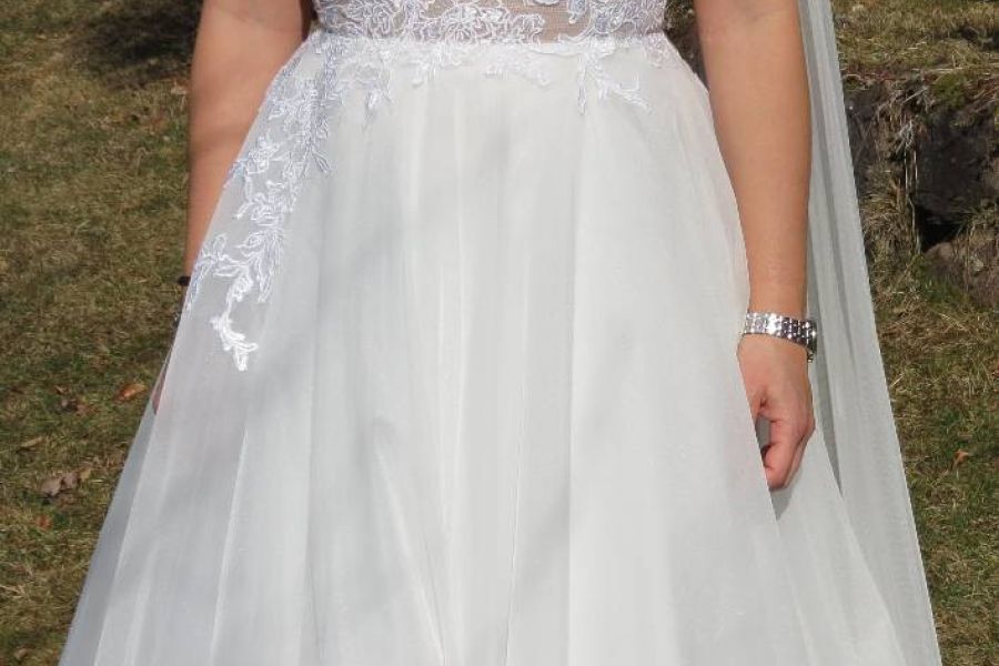 Hochzeitskleid der Marke Schantal, Größe 36 - Bild 3
