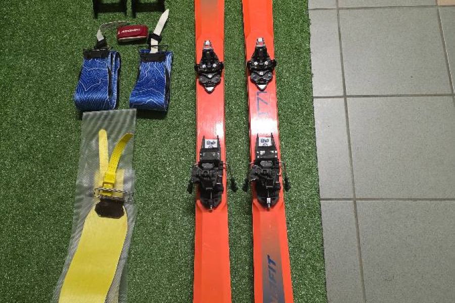 Dynafit Tour 82 Tourenski 171cm, zwei Paar Felle und ATK Harscheisen - Bild 1