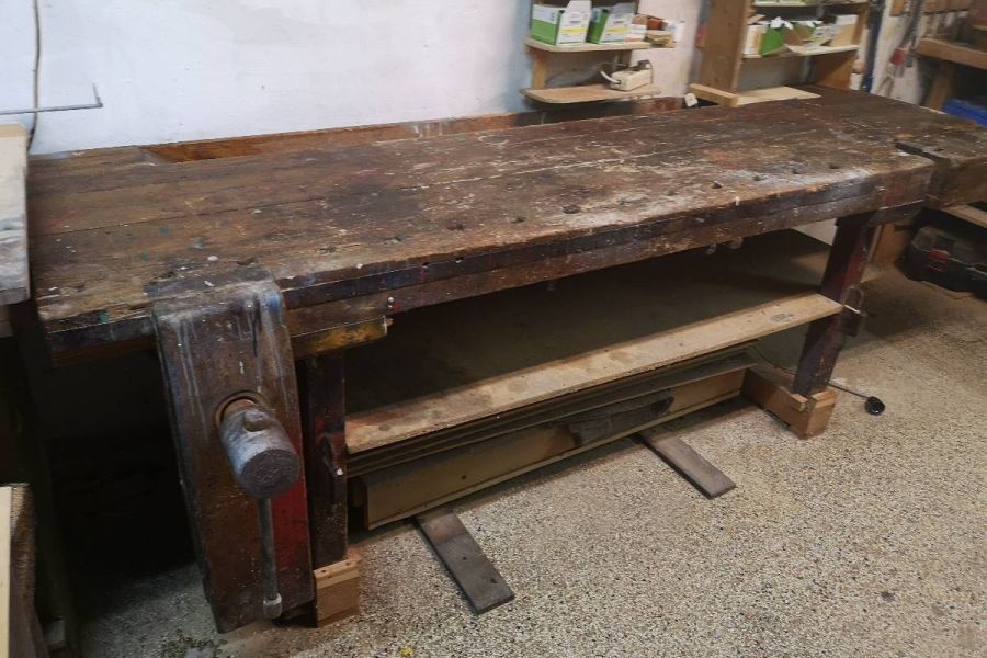 Verkaufe gebrauchte, alte  Hobelbank - Bild 1