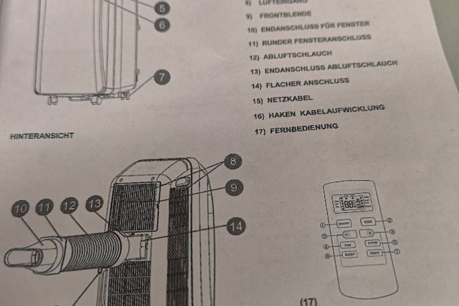 mobiles Klimagerät (Klimaanlage) - Bild 1