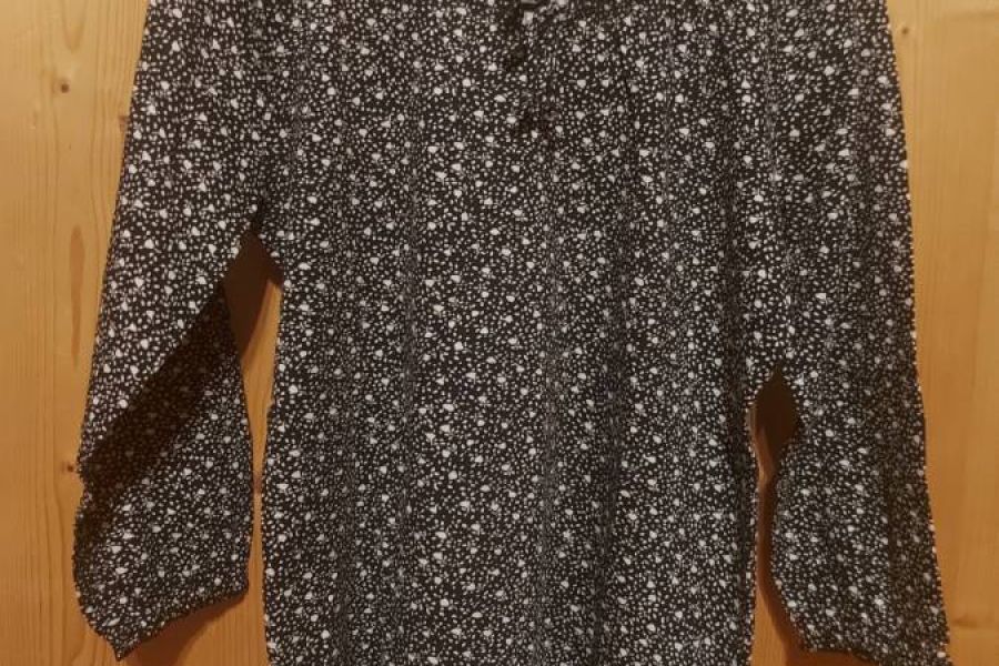 Secondhand: Baumwoll-Bluse mit Blumenmuster - Bild 1
