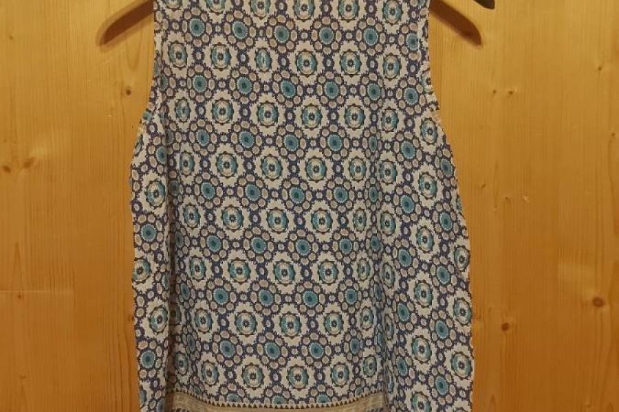 Secondhand: gemusterte Boho Sommerbluse - Bild 2