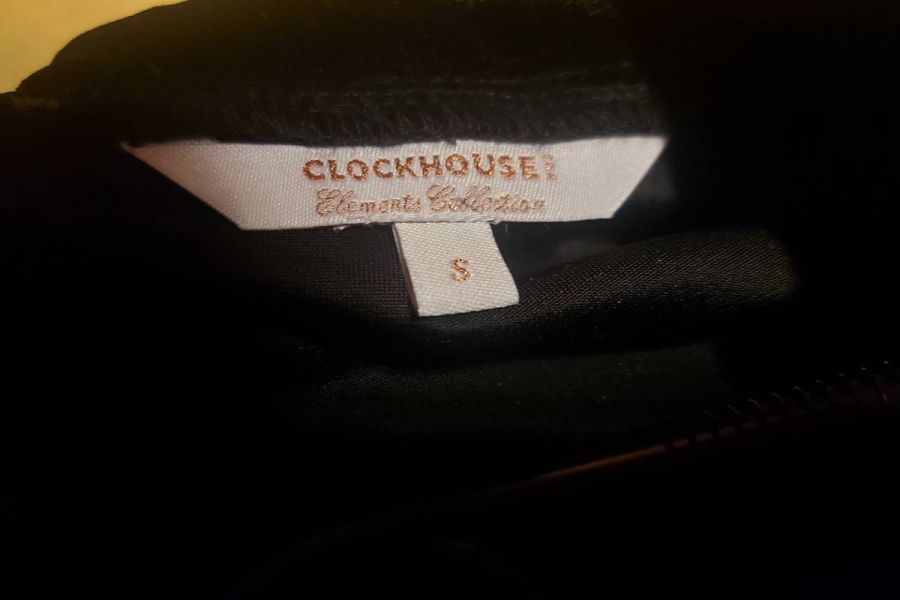 Secondhand: elegantes schwarzes Samtkleid - Bild 3