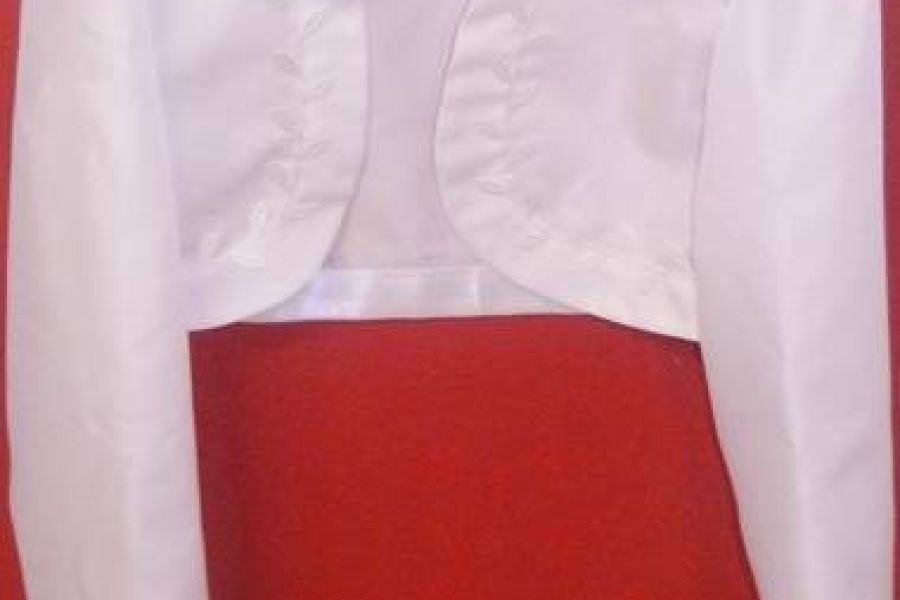 Erstkommunionskleid mit Bolero und Tasche - Bild 2