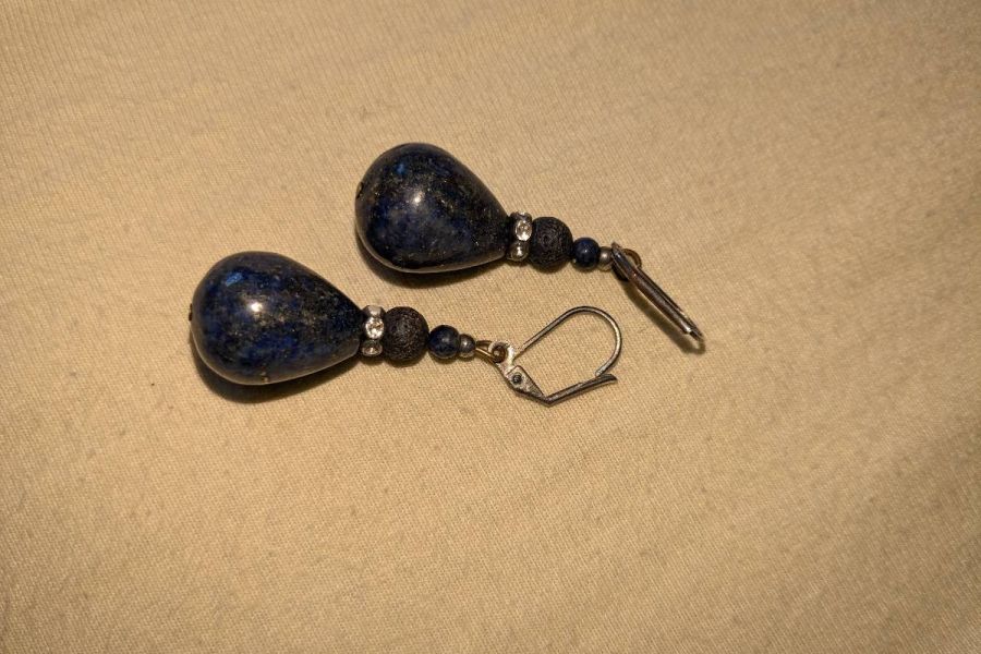 Ohrringe aus Lapislazuli - Bild 1