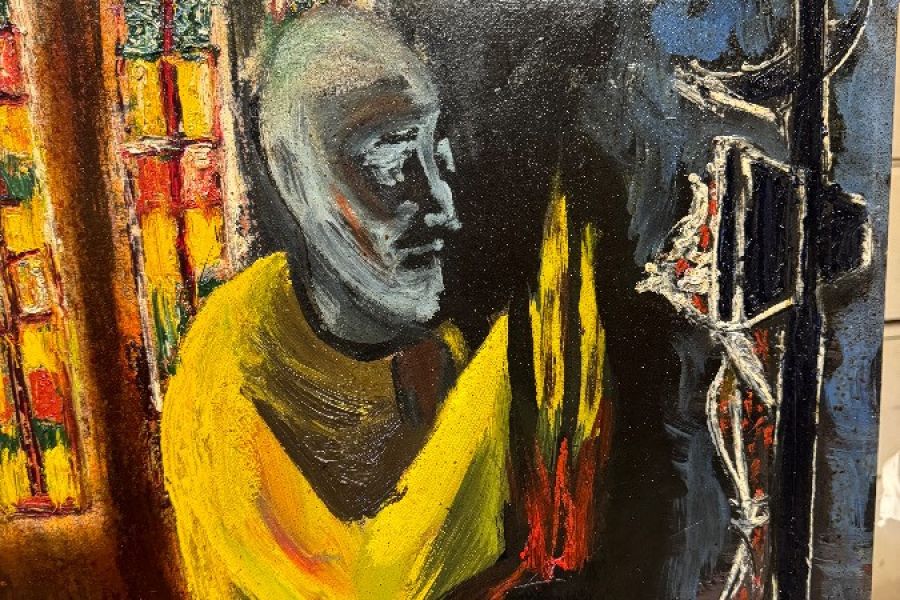 Ölbild ,,Oswald Kollreider,, - Bild 1