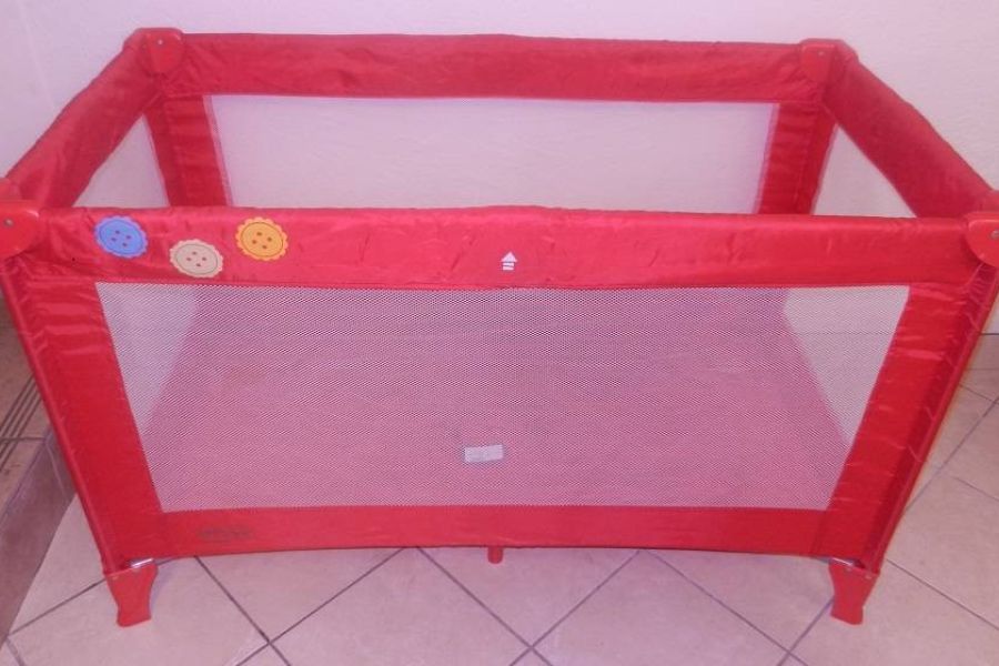 Rot Campingbett / lettino camping Foppapedretti - Bild 1