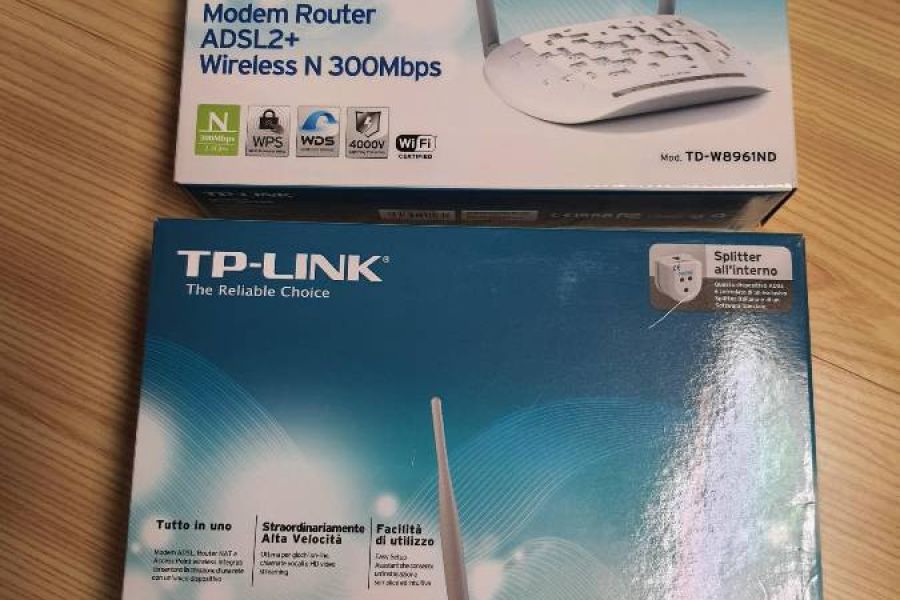 TP LINK MODEM ROUTER  - ADSL 2+ Wireless N 300 Mbps - Topzustand - Bild 1