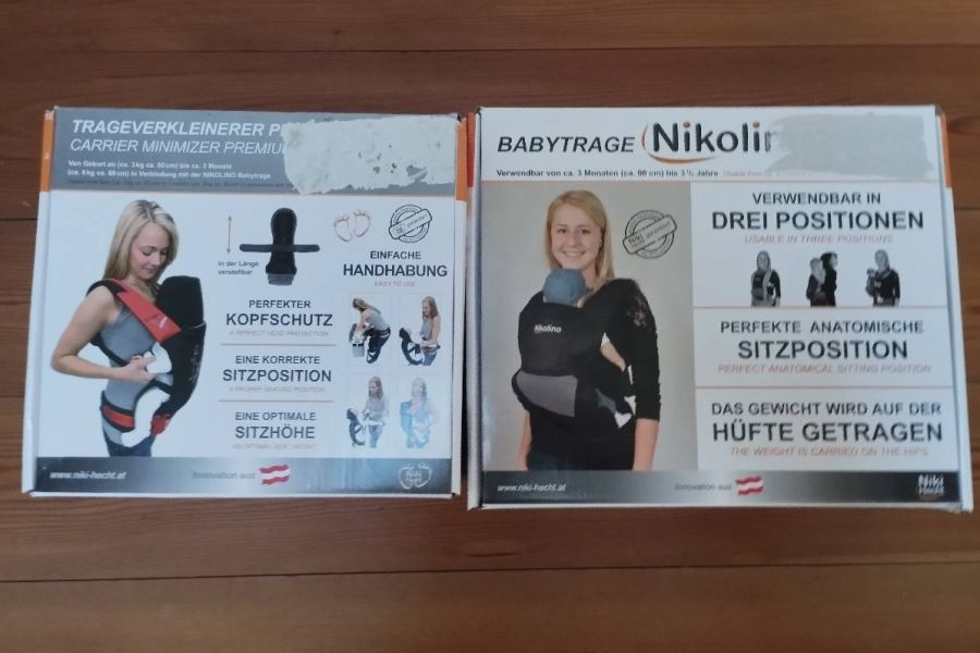 Babytrage neu original verpackt mit Trageverkleinerer - Bild 2
