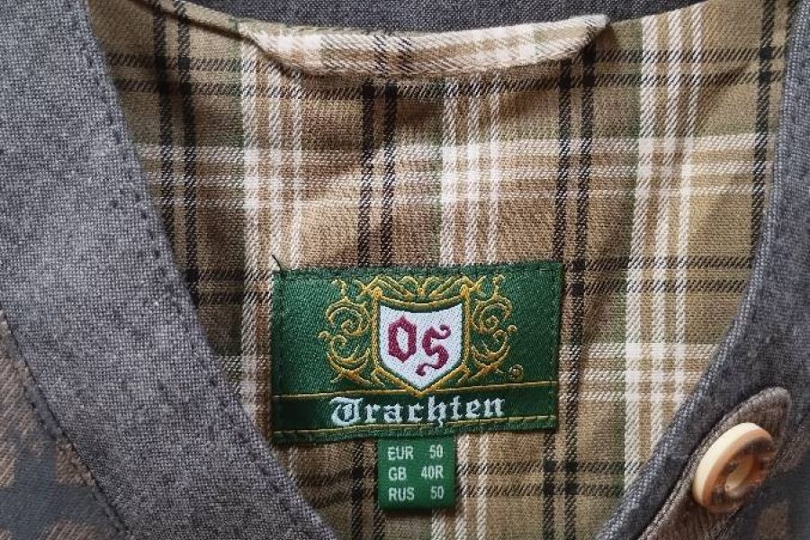 Trachtenweste für Herren neu - Bild 2