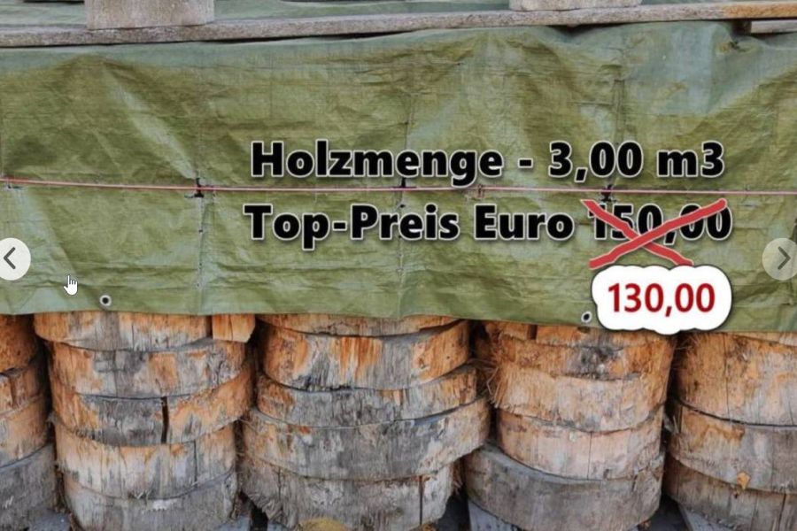 Trockenes Brennholz - Holzklötze zu spalten - sehr preiswert abzugeben - Bild 2