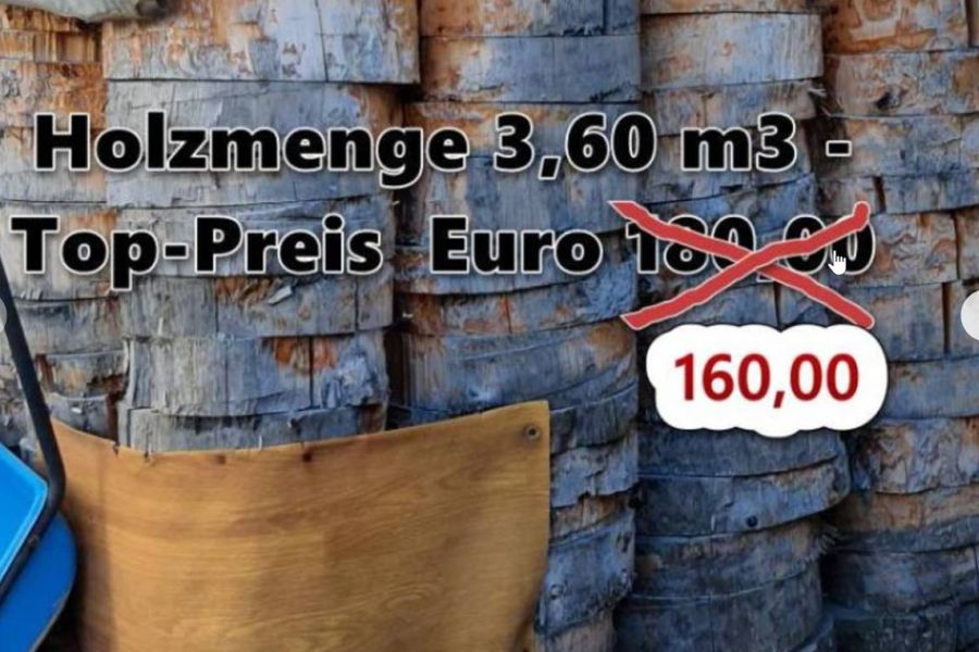 Trockenes Brennholz - Holzklötze zu spalten - sehr preiswert abzugeben - Bild 3