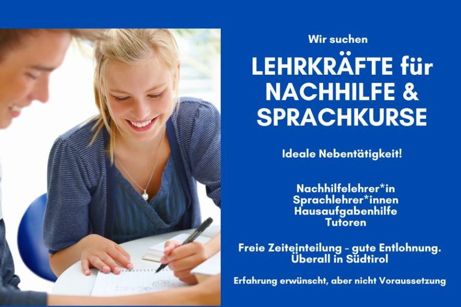 LEHRKRÄFTE für NACHHILFE und SPRACHKURSE gesucht. - Bild 1