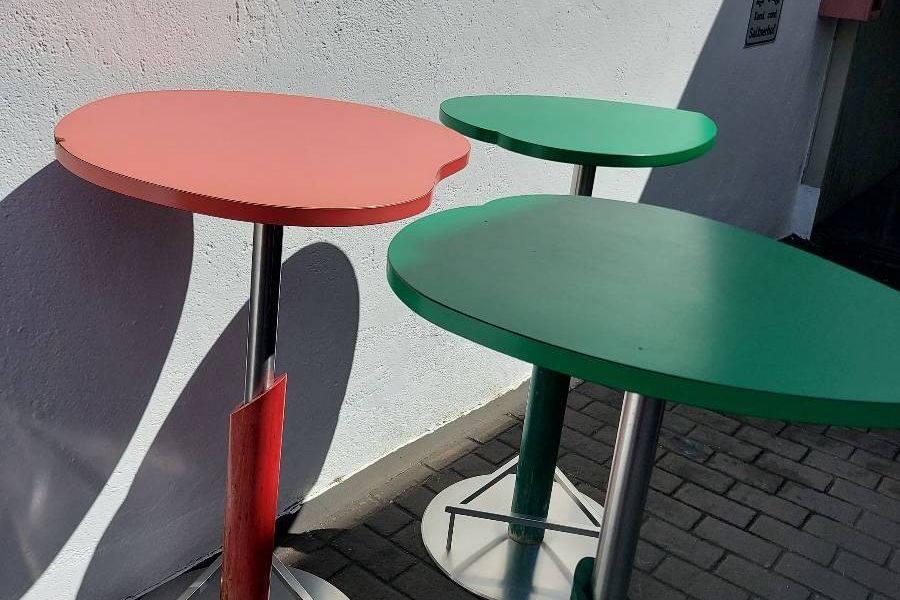Handgefertigte Stehtische, Edelstahl - Bild 5