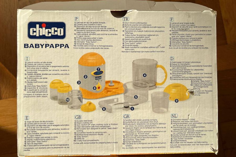 Dampfgarer für Kleinkindmahlzeiten, Marke Chicco - Bild 2
