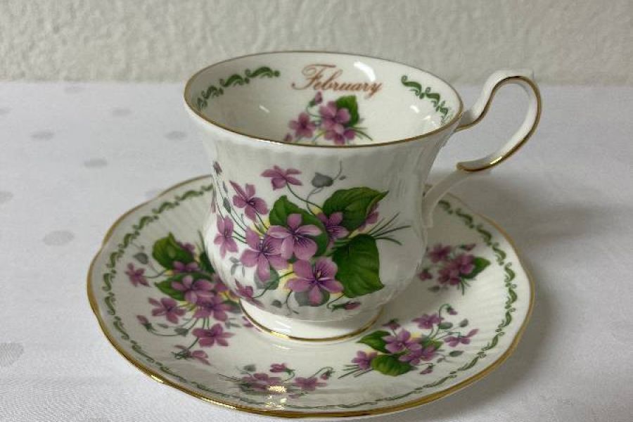 Queen's Fine Bone China - 2 Tassen - Bild 3