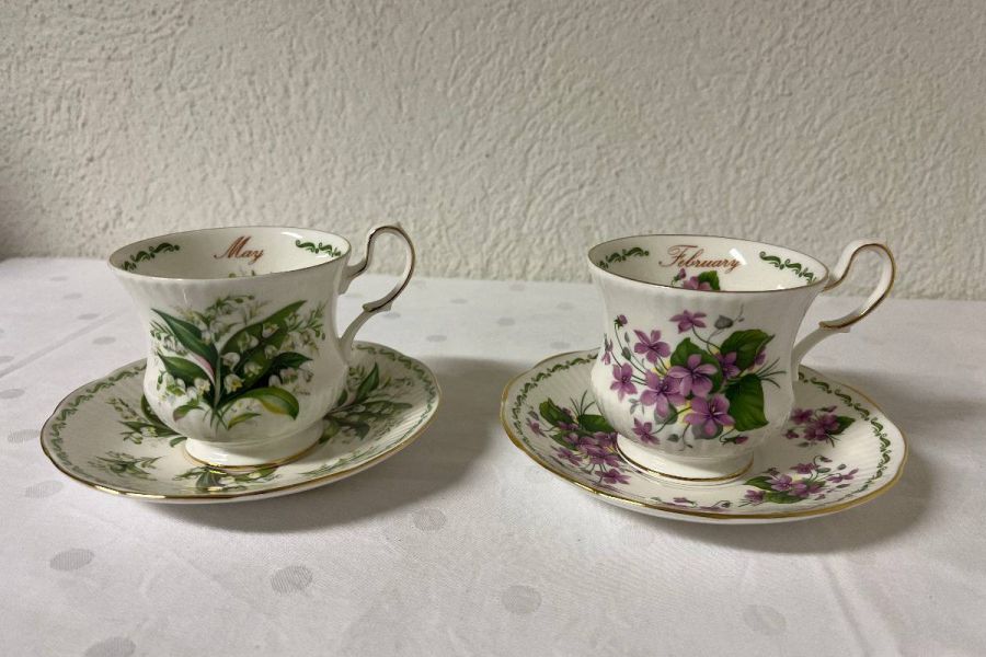 Queen's Fine Bone China - 2 Tassen - Bild 4