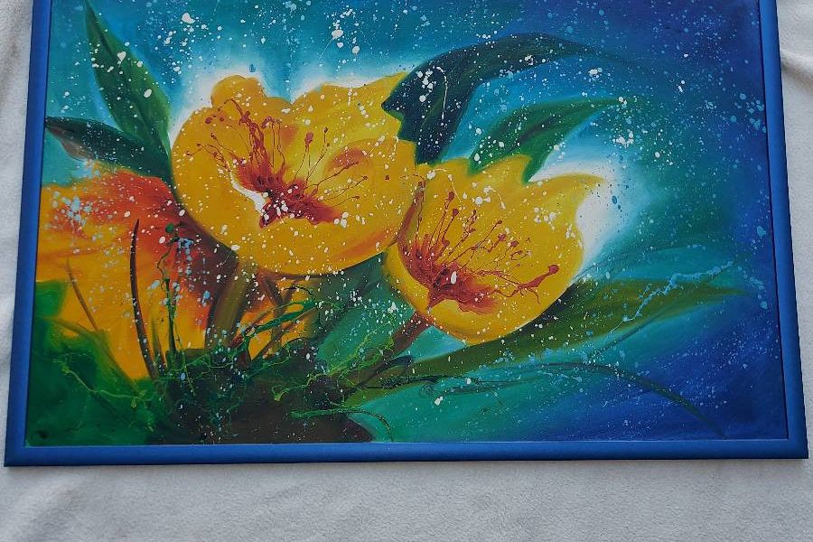 Acryl Bilder  ,sehr schön, modern - Bild 1