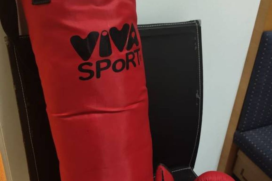 Boxsack mit Handschuhen - Bild 1