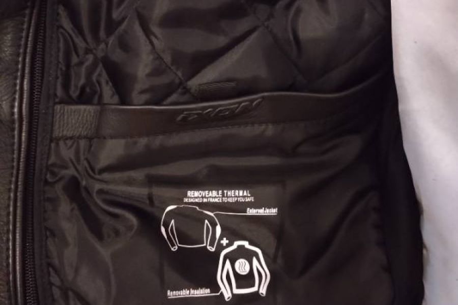 Motorradjacke Leder Herren Gr XL - Bild 3
