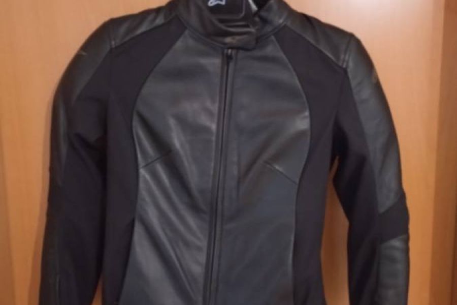 Motorradjacke Leder Damen Alpinestars Gr XS - Bild 2