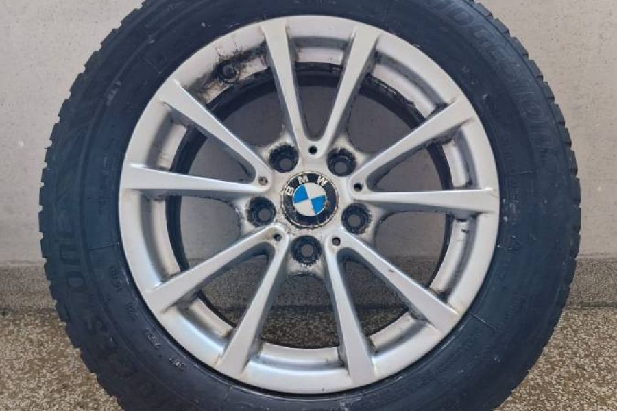 4 Alufelgen BMW 16" mit Winterreifen Bridgestone 205/60R16 92H - Bild 3