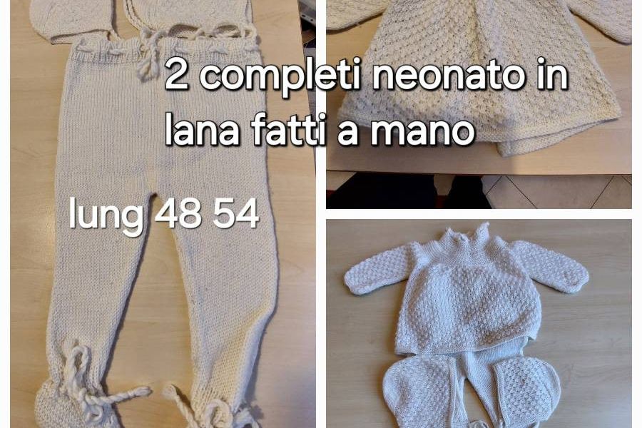 completo neonato lana - Bild 1