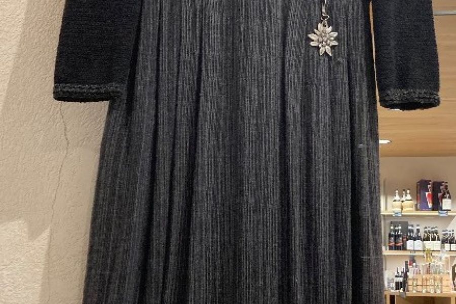 Wollkleid mit Strickoberteil - Bild 1