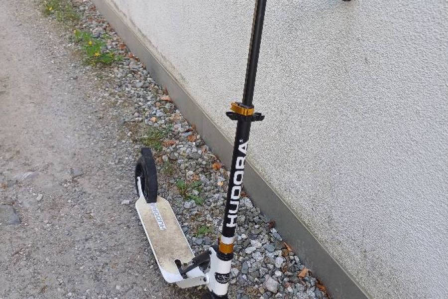 Tretroller monopattino HUDORA BigWheel 205 Pure Scooter - Bild 3