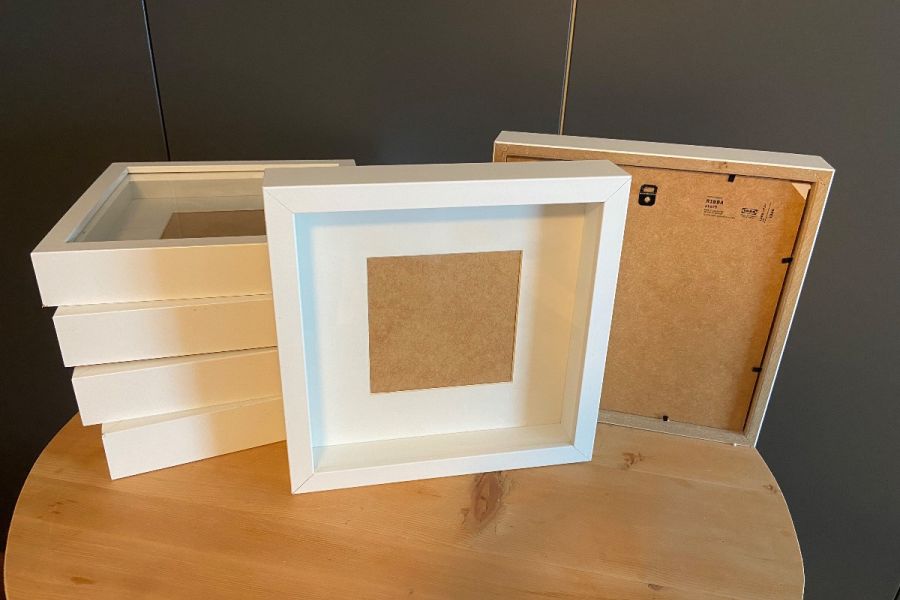 Bilderrahmen 6 Stück weiß - Bild 1