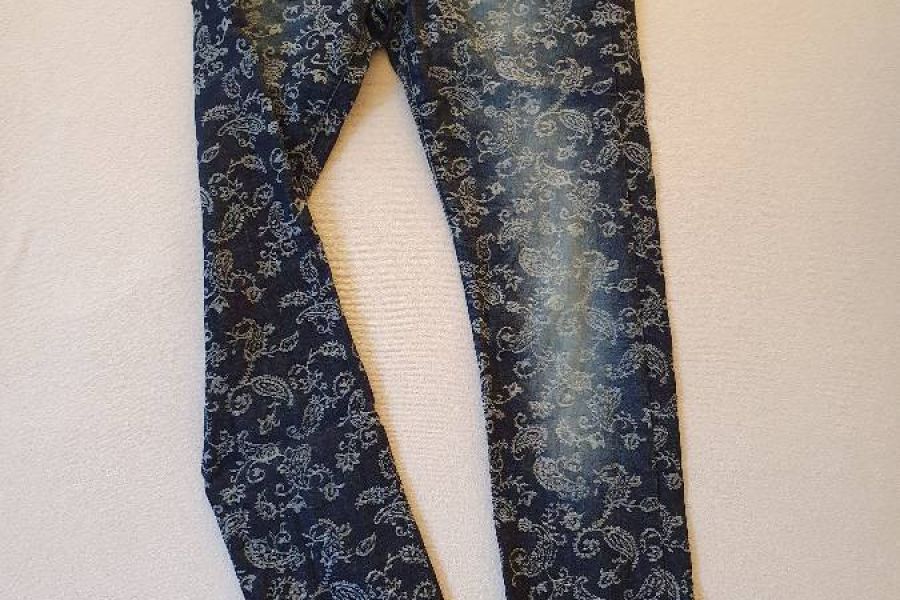 Jeans mit Muster - Bild 1