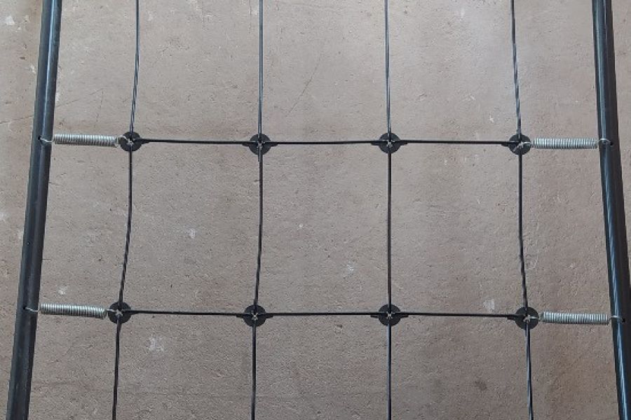 Matratze Metall für Hunde 90x60x15 H mit Kissenauflage - Bild 2