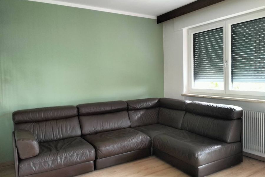 Braune Ledercouch im Vitage-Stil - Bild 1