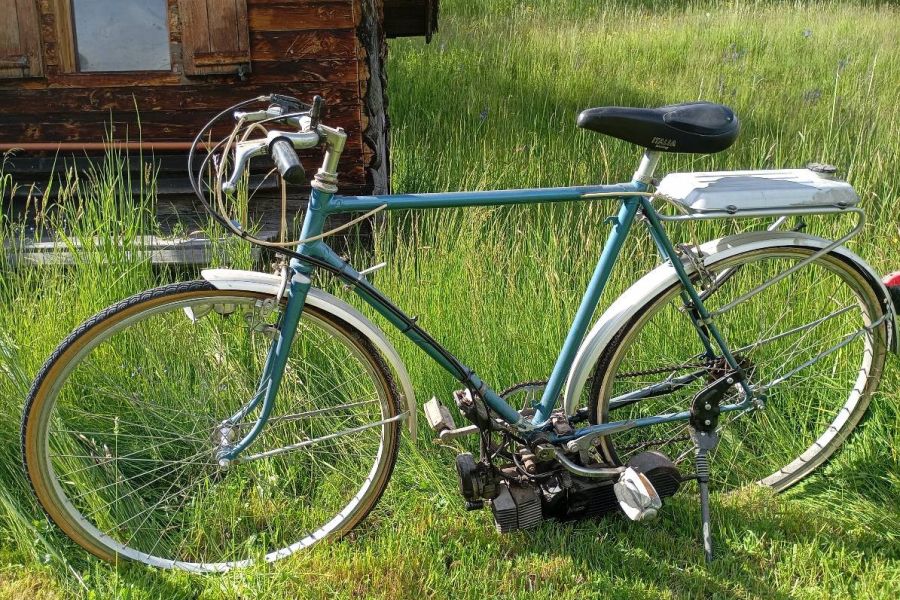 Fahrrad mit Benzinmotor Garelli Mosquito VINTAGE - Bild 1