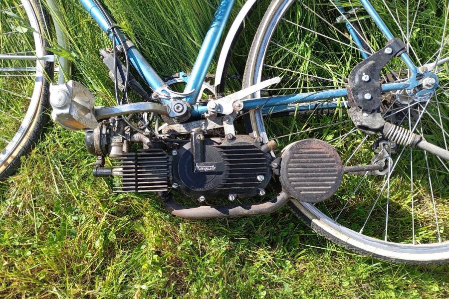Fahrrad mit Benzinmotor Garelli Mosquito VINTAGE - Bild 4