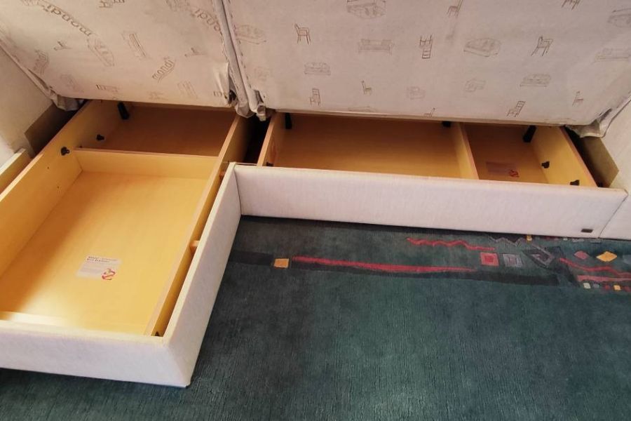 Couch mit Stauraum und Bettfunktion - Bild 2