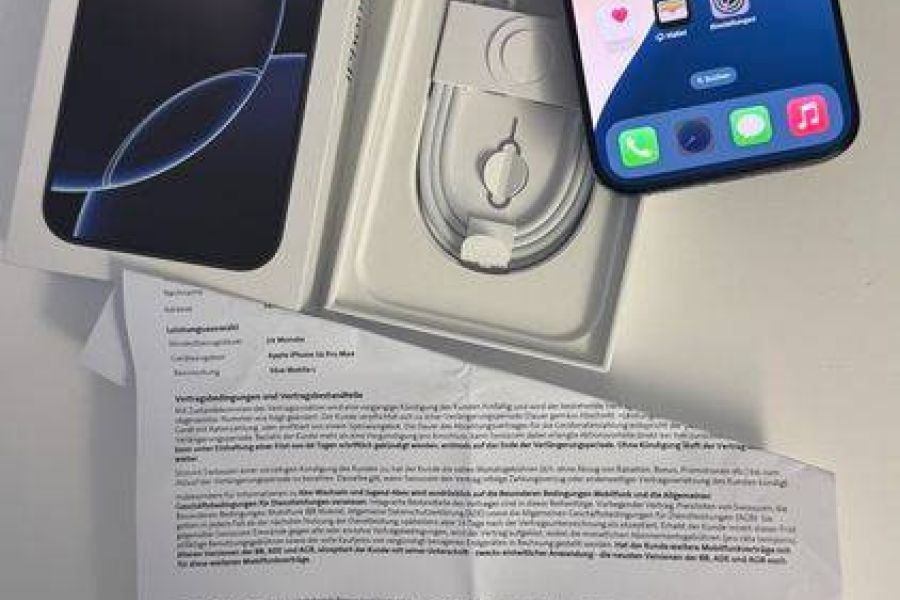 Neues iPhone 16 Pro Max, Titanschwarz, 512 GB 5G) - Bild 2