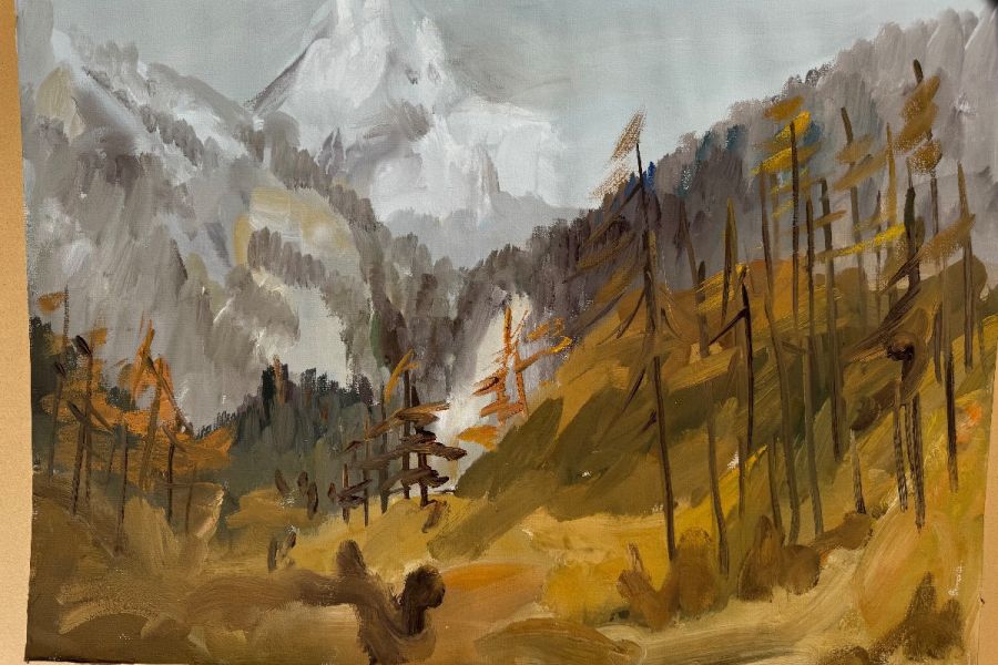 Gemälde von Osswald Kollreider, - Bild 1