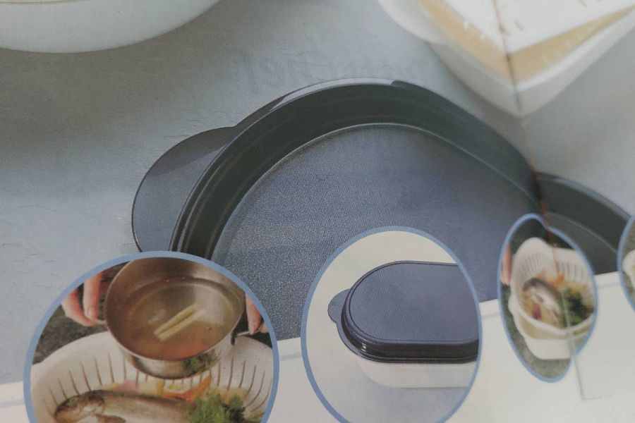 Tupperware 4  Liter legumiera mit Siebeinsatz und Deckel - Bild 2