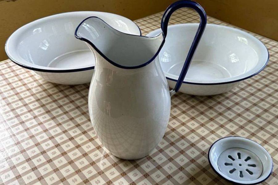 Waschset emailliert - Bild 1