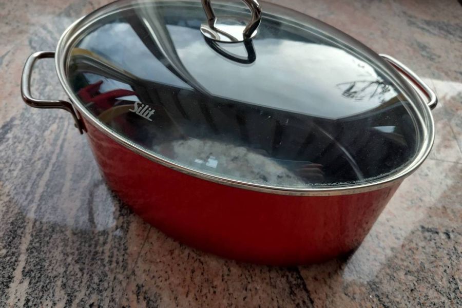 Großer Bräter Silit in rot - Bild 1