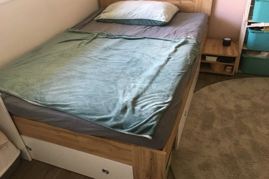 Stauraumbett mit Schreibtisch und Schminktisch - Bild 2