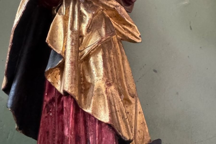 Madonna  in Holz handgeschnitzt - Bild 1