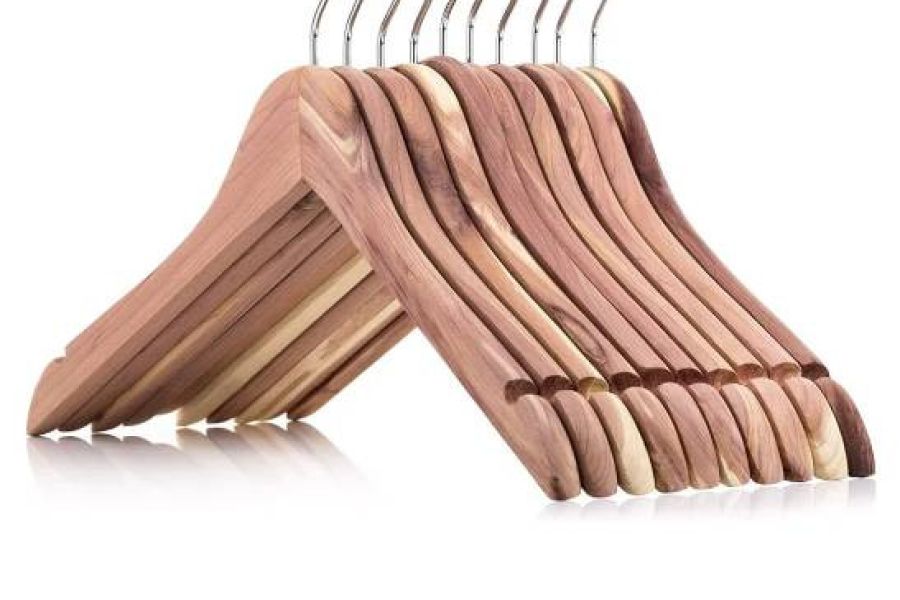 Kleiderbügel Esche Massivholz NEU - Hangerworld England - Bild 3