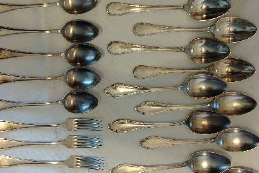Versilbertes Besteck - 98 Stück - Bild 3